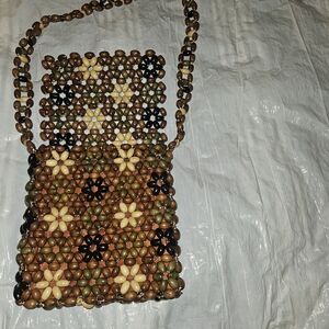 Handcrafted Beaded Crossbody Bag